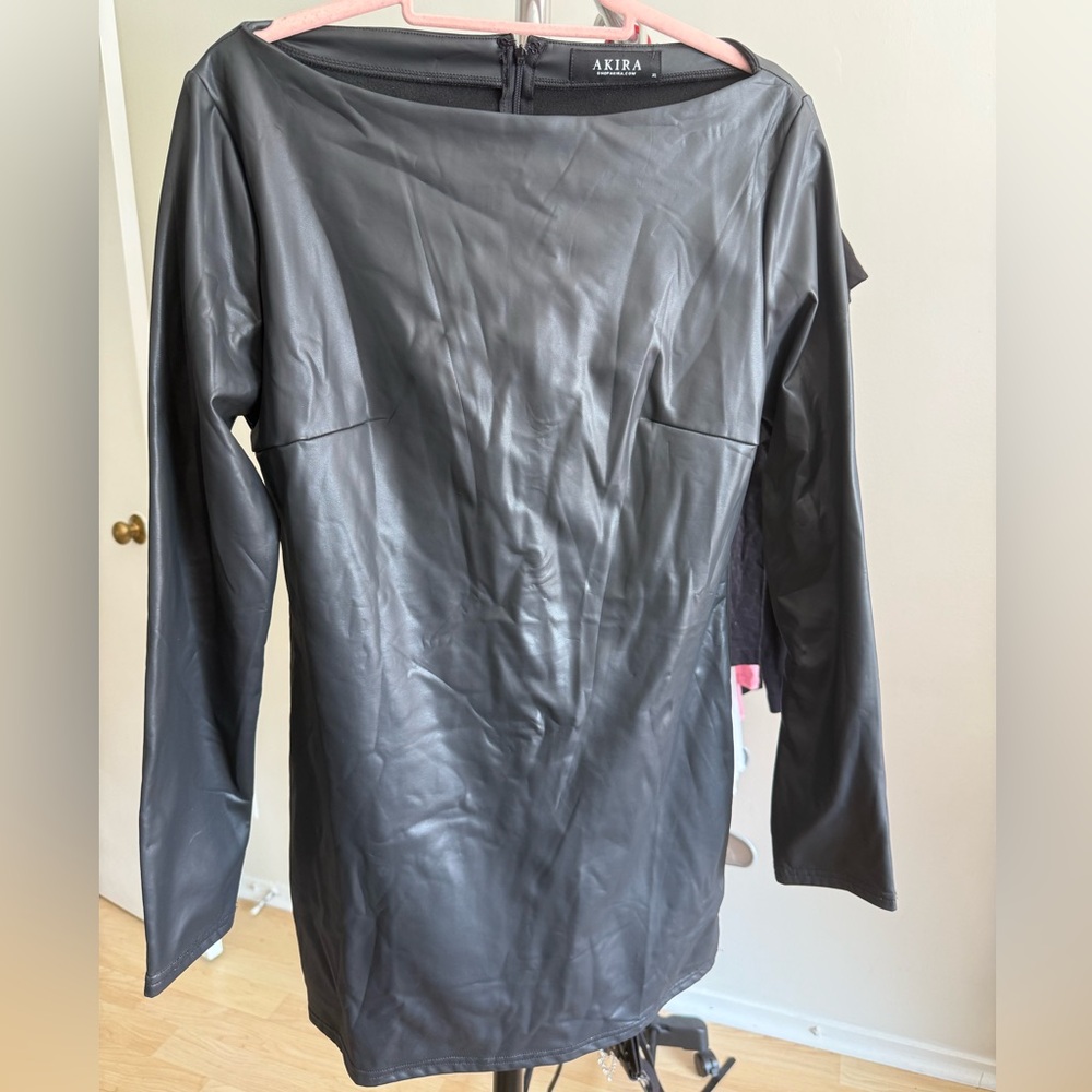 AKIRA Black Long Sleeve Dress